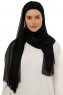 Alara Plain - Sort One Piece Chiffon Hijab