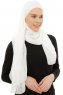 Alara Plain - Creme One Piece Chiffon Hijab
