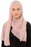 Alara Plain - Gammelrosa One Piece Chiffon Hijab