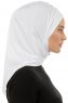 Isra Plain - Hvid One-Piece Viskos Hijab