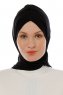 Isra Cross - Sort One-Piece Viskos Hijab