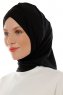 Isra Cross - Sort One-Piece Viskos Hijab