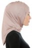 Isra Cross - Stengrå One-Piece Viskos Hijab
