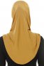 Hanfendy Plain Logo - Sennepsgul One-Piece Hijab