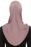 Hanfendy Plain Logo - Orient Blush One-Piece Hijab