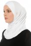 Hanfendy Cross Logo - Hvid One-Piece Hijab