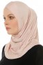 Hanfendy Cross Logo - Gammelrosa One-Piece Hijab