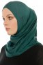 Hanfendy Cross Logo - Mørkegrøn One-Piece Hijab