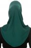 Hanfendy Cross Logo - Mørkegrøn One-Piece Hijab