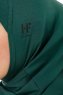 Hanfendy Cross Logo - Mørkegrøn One-Piece Hijab