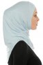 Hanfendy Cross Logo - Baby Blue One-Piece Hijab