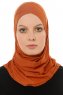 Hanfendy Cross Logo - Murstensrød One-Piece Hijab