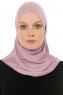 Hanfendy Cross Logo - Lilla One-Piece Hijab