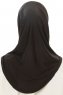 Micro Plain- Sort One-Piece Hijab