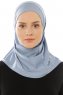 Micro Plain- Lyseblå One-Piece Hijab