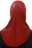 Micro Plain - Bordeaux One-Piece Hijab