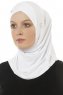 Micro Cross - Hvid One-Piece Hijab