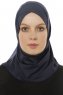 Micro Cross - Marine Blå One-Piece Hijab