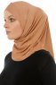 Micro Cross - Karamell One-Piece Hijab