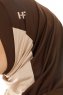 Esin - Brun & Lys Taupe & Mørk Taupe One-Piece Hijab