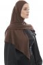 Ajda - Brun Lynlås Hijab