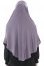Roxelana - Mørke Lilla Lang Al Amira Hijab