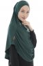 Roxelana - Mørkegrøn Lang Al Amira Hijab