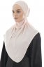 Ebrar - Gammelrosa Crepe Chiffon Al Amira Hijab