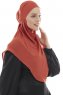 Ebrar - Murstensrød Crepe Chiffon Al Amira Hijab