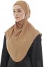 Ebrar - Camel Crepe Chiffon Al Amira Hijab