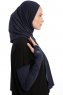 Azize - Marine Blå Pro Scarf Sport Hijab Set