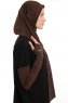 Azize - Brun Pro Scarf Sport Hijab Set