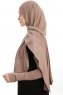 Azize - Mørk Taupe Pro Scarf Sport Hijab Set
