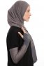 Azize - Mørkegrå Pro Scarf Sport Hijab Set