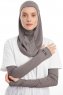 Bayda - Mørkegrå Pro Sport Hijab Set