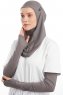 Bayda - Mørkegrå Pro Sport Hijab Set