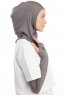 Bayda - Mørkegrå Pro Sport Hijab Set