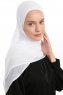 Eylem - Hvid One Piece Chiffon Hijab