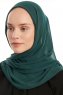 Eylem - Mørkegrøn One Piece Chiffon Hijab