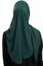 Eylem - Mørkegrøn One Piece Chiffon Hijab