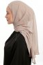 Sahar - Lys Taupe One Piece Chiffon Hijab