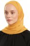 Sahar - Sennepsgul One Piece Chiffon Hijab