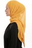 Sahar - Sennepsgul One Piece Chiffon Hijab