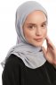 Sahar - Lysegrå One Piece Chiffon Hijab