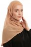 Sahar - Gold One Piece Chiffon Hijab
