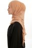 Sahar - Gold One Piece Chiffon Hijab