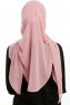 Sahar - Mørkrosa One Piece Chiffon Hijab