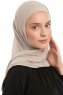 Sahar - Sand One Piece Chiffon Hijab