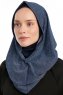 Taliah - Marine Blå One Piece Hijab