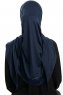 Vesile - Marine Blå One-Piece Hijab